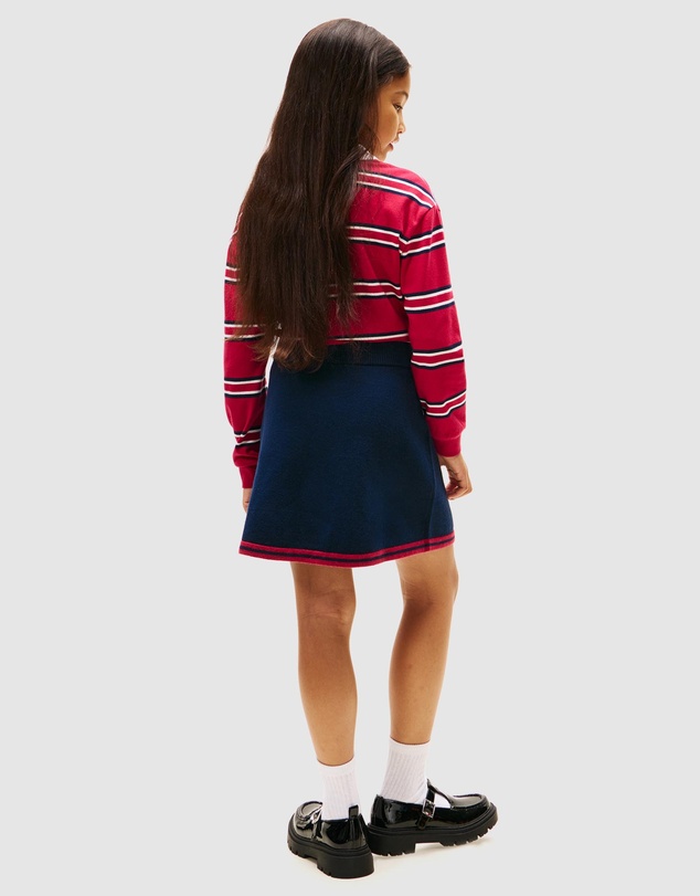 Tommy Hilfiger - Varsity Rib-Knit Mini Skirt - Teens
