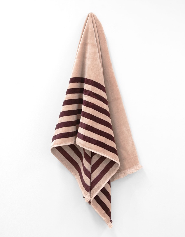 Aura Home - Palma Stripe Australian Cotton Bath Towel Set