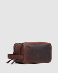 Oxford - Traveller Leather Wash Bag