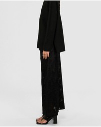 Staple the Label - Astrid Sheer Lace Maxi Skirt