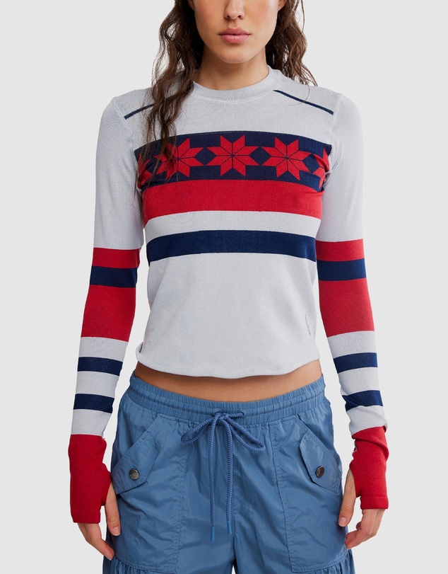 FP Movement by Free People - Myoko Jacquard Thermal Layer Top