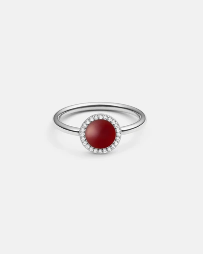Daniel Wellington - Audrey Ring Red Agathe