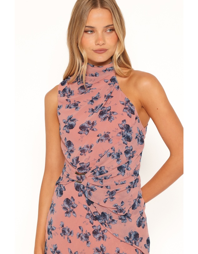 Petal & Pup - Isabeau Midi Dress - Pink Floral
