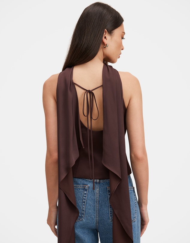 Forever New - Millie High Neck Cape Top