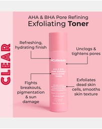 MCoBeauty - Clear AHA & BHA Pore Refining Exfoliating Toner 125ml