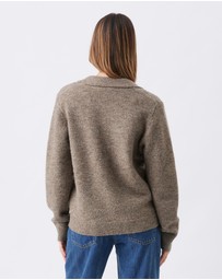 Ripe Maternity - Brodie Collared Cardigan