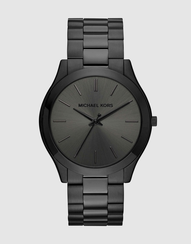 Michael Kors - Michael Kors Slim Runway Black Watch MK8507
