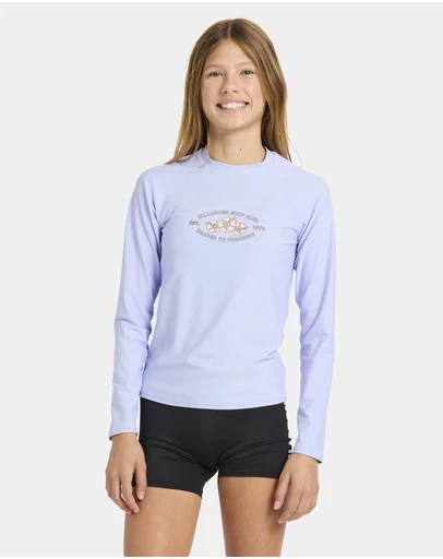 Billabong - Girls 6 to 16 Surf Club Long Sleeve Rash Vest