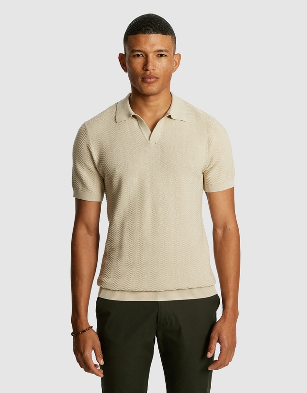 yd. - Josh Knitted Polo Shirt