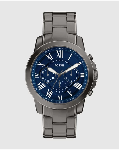 Fossil - Grant Gunmetal Chronograph Watch