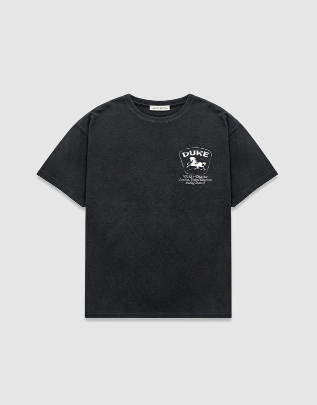 Duke + Dexter - DR Sponsors Washed Black Mono T-shirt