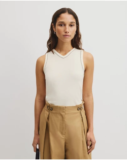 Country Road - Contrast Stitch Tank