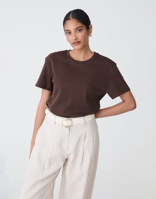 Forcast - May Relaxed Cotton T-shirt