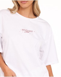 Petal & Pup - Runa Self Love Graphic Tee - White