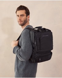 Pierre Cardin - Pierre Cardin Mens Nylon Computer/Business Backpack