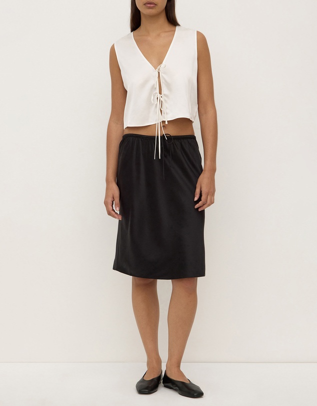 Assembly Label - Beal Silk Tie Front Top