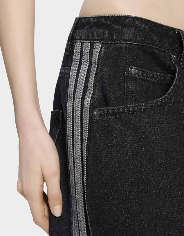 adidas Originals - HIGH RISE BARREL LEG DENIM PANT Womens