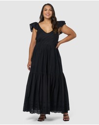 Something 4 Olivia - Georgie Broderie Maxi Dress