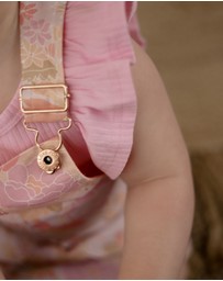 WITH LOVE FOR KIDS - Hazel Denim Pinafore Dress - Babies - Kids