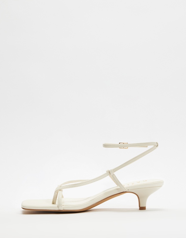 Dazie - Mikayla Strappy Kitten Heels