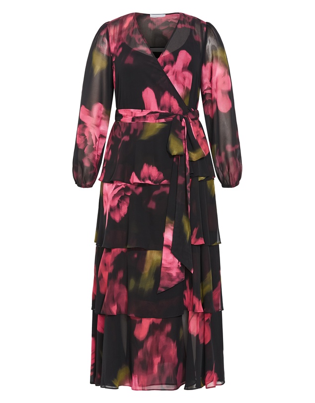 City Chic - Selene Wrap Maxi Dress