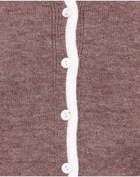 Petal & Pup - Greta Knit Cardigan - Brown