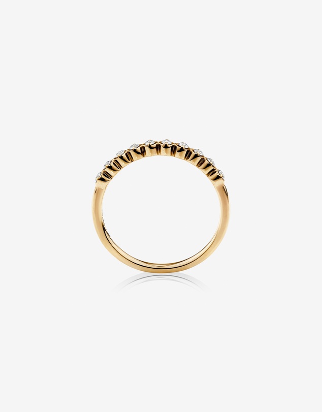 Michael Hill - Wedding Ring with 0.15 Carat TW Diamonds in 14kt Yellow Gold