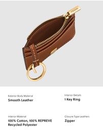 Fossil - Lennox Brown Card Case