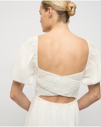 FRIEND of AUDREY - Larissa Linen Dress