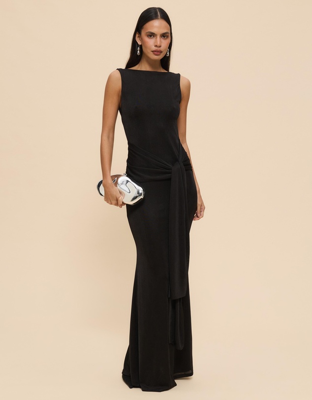 CHANCERY - Ruschia Open Back Maxi Dress