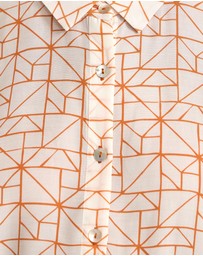 Oxford - Poppy Geo Print Blouse