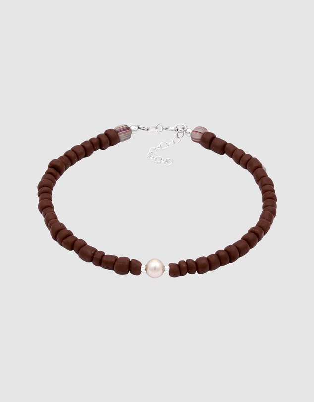 Elli Jewelry - Anklet Pearl 925 Sterling Silver