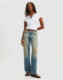 Cotton On - Low Rise Straight Jeans