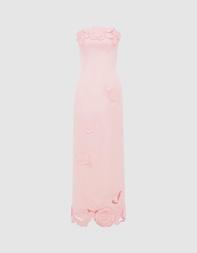 LEO LIN - Rayna Applique Bustier Maxi Dress
