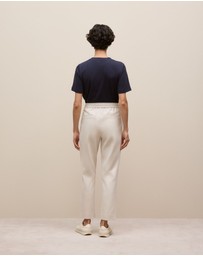 Trenery - Ponte Straight Leg Pant in Stone
