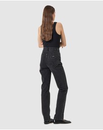 Rolla's - Loulou Straight Jean Long - Black Sand