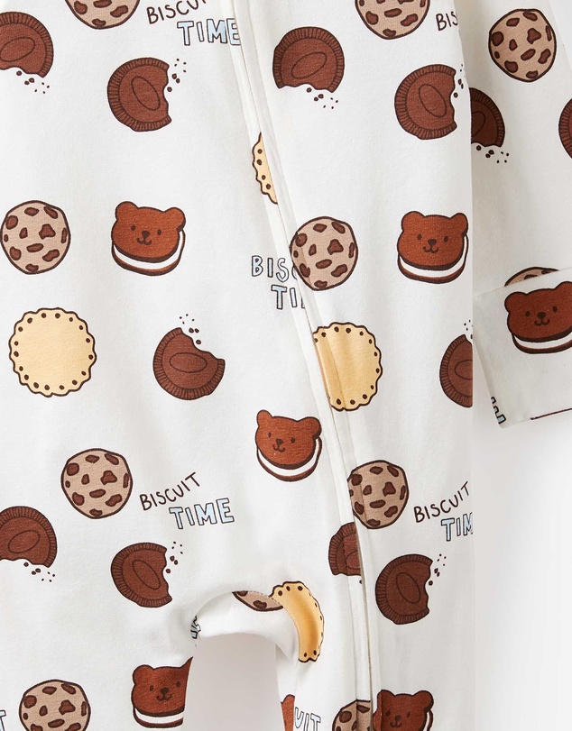 Cotton On Kids - Growie Long Sleeve Zip Romper