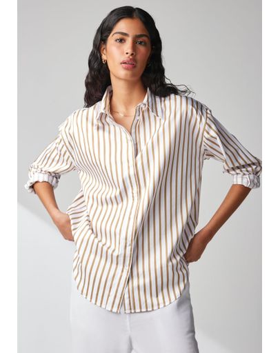 Neutral/White Stripe