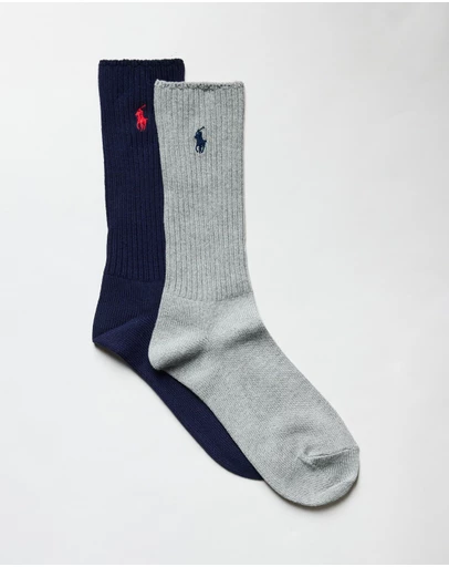 Polo Ralph Lauren - 2-Pack Bundle Classic Crew Socks
