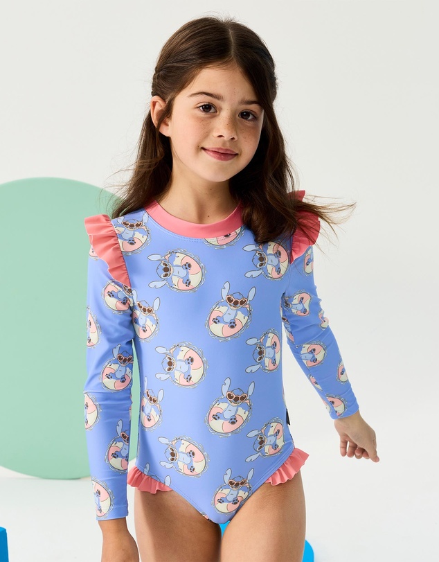 Rock Your Kid - Disney Lilo & Stitch Long Sleeve Swimsuit - ICONIC EXCLUSIVE - Kids-Teens