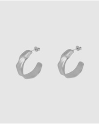 Skagen - Moderne Stak Silver Earring