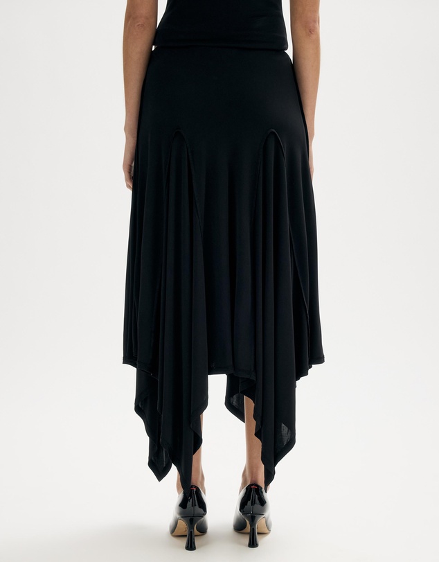 Minima Esenciales - Odal Asymmetric Jersey Skirt