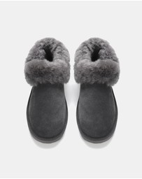 AusWooli Ugg Boots - Coogee Sheepskin Cozy Ankle Slippers