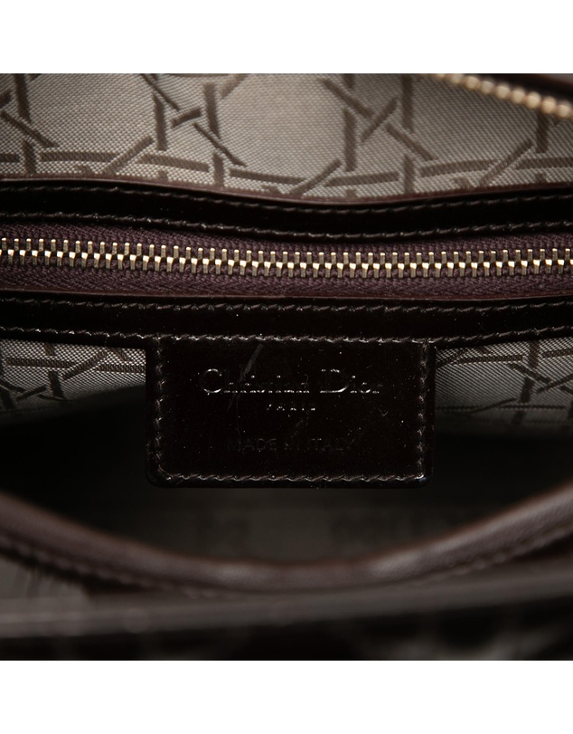 Pre-Loved by Azura Reborn - Pre-Loved Large Patent Cannage Lady Dior