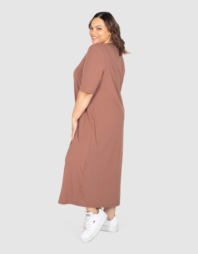 Love Your Wardrobe - Inez Rib Knit Dress