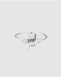 Kuzzoi - ICONIC EXCLUSIVE - Ring Male Big Spike Wire Design 925 Sterling Silver