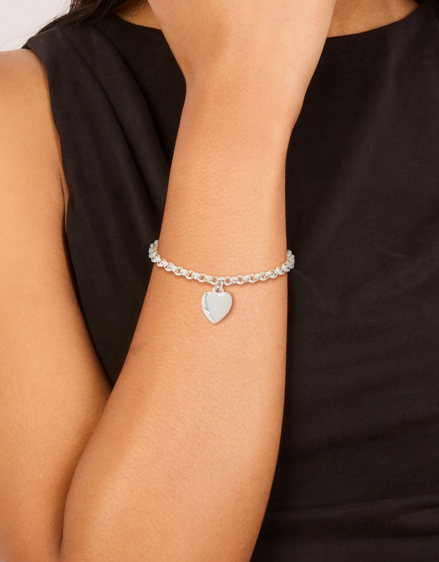 Lovisa - Waterproof Stainless Steel Chunky Heart Bracelet