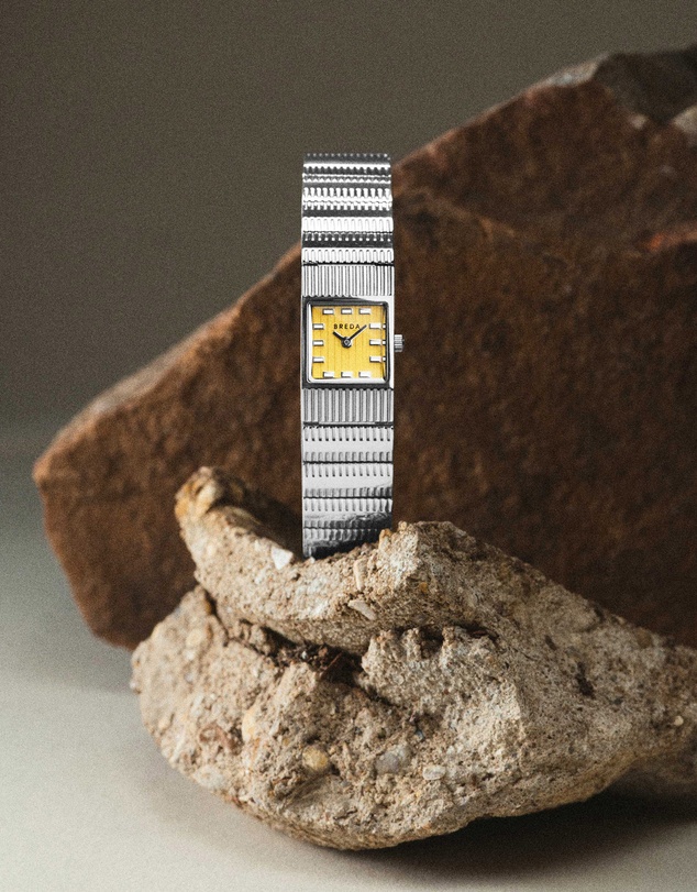Breda - Groove Metal Bracelet Watch, 16MM