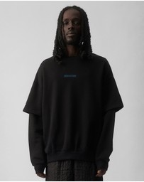 Strateas Carlucci x AFL - Carlton Blues Double Sleeve Sweater