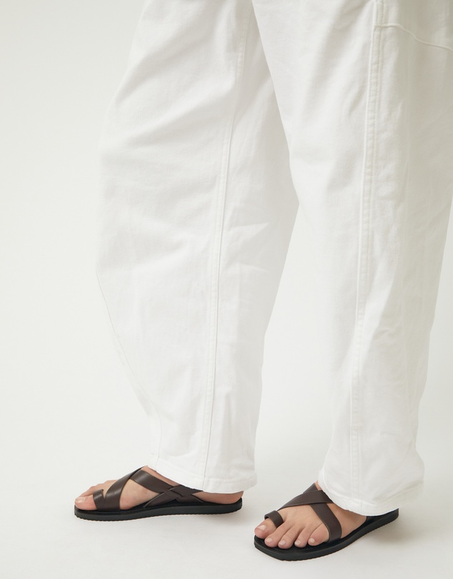 Brie Leon - Everyday Flat Sandal - Corn Leather
